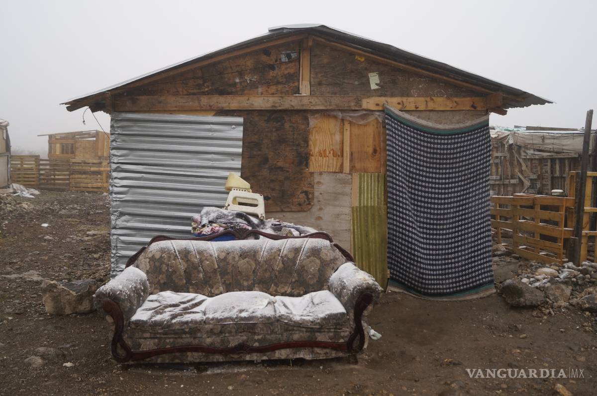 $!Cae aguanieve en Saltillo