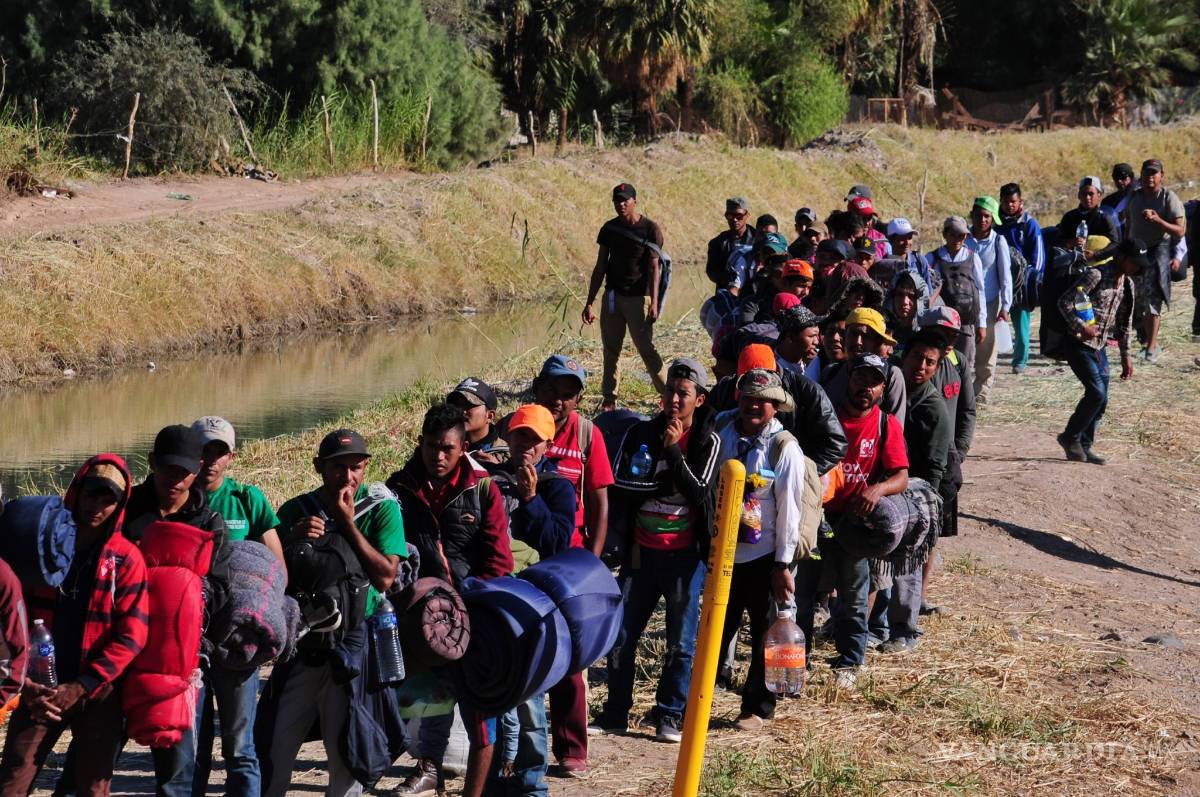 $!Más de 5 mil migrantes se encuentran en la frontera: Segob