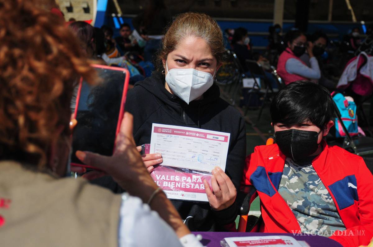 $!Los depósitos se realizan mediante tarjetas del Banco del Bienestar.