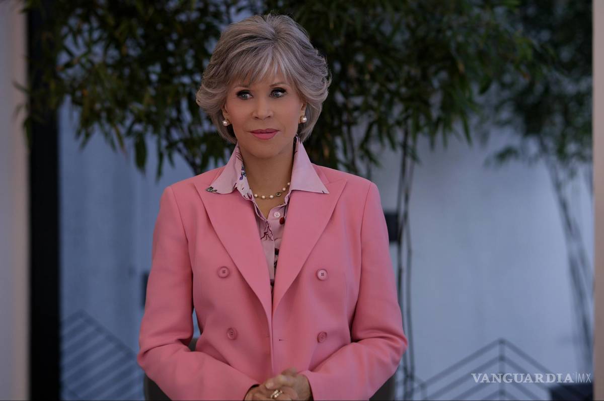 $!Escena de Grace &amp; Frankie con Jane Fonda.