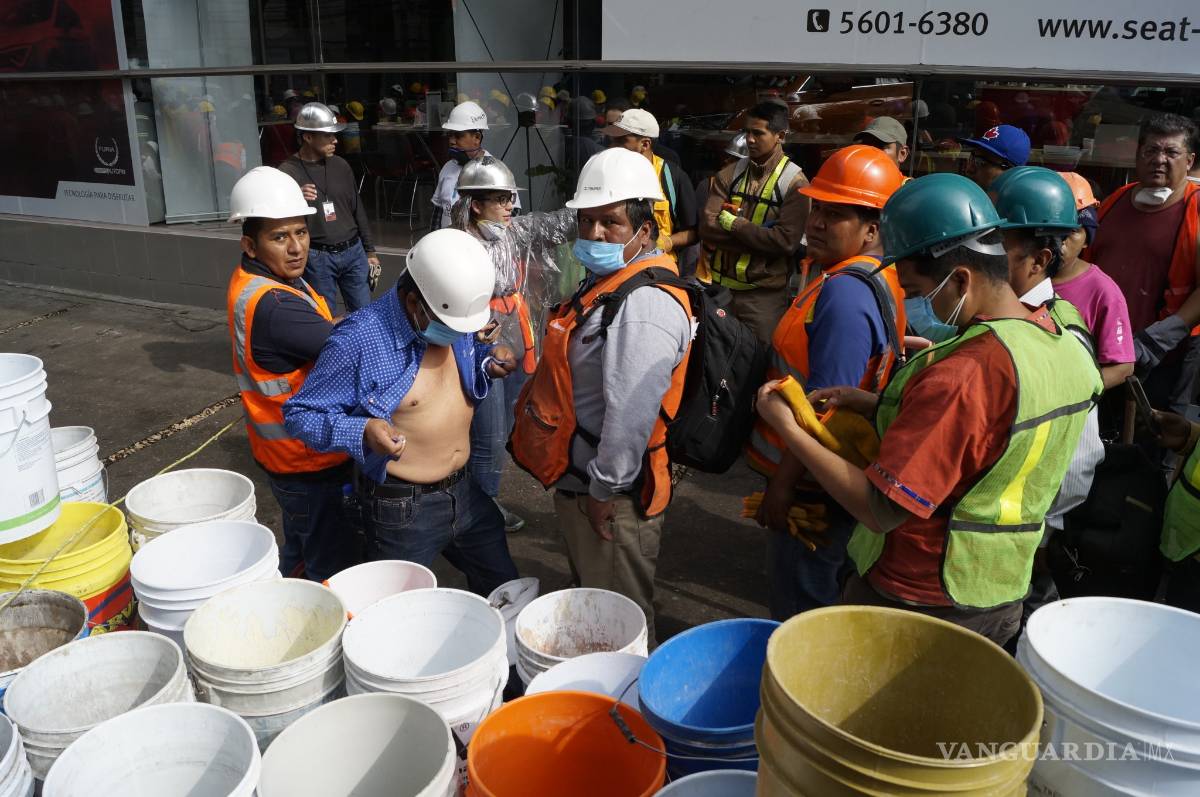 $!Rescatistas saltillenses de Topos Azteca Birtán Noreste en la CDMX (Cobertura Vanguardia)