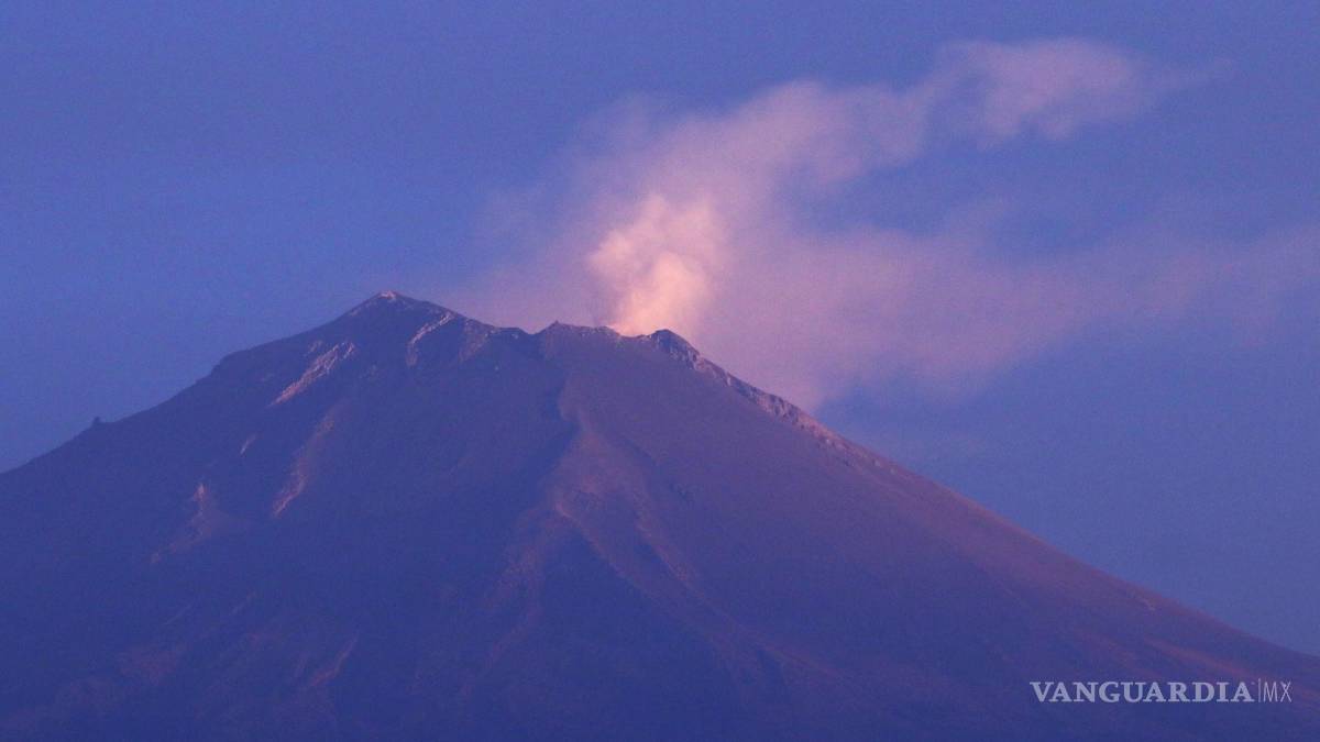 Asombrosas imágenes de la actividad del volcán Popocatépetl