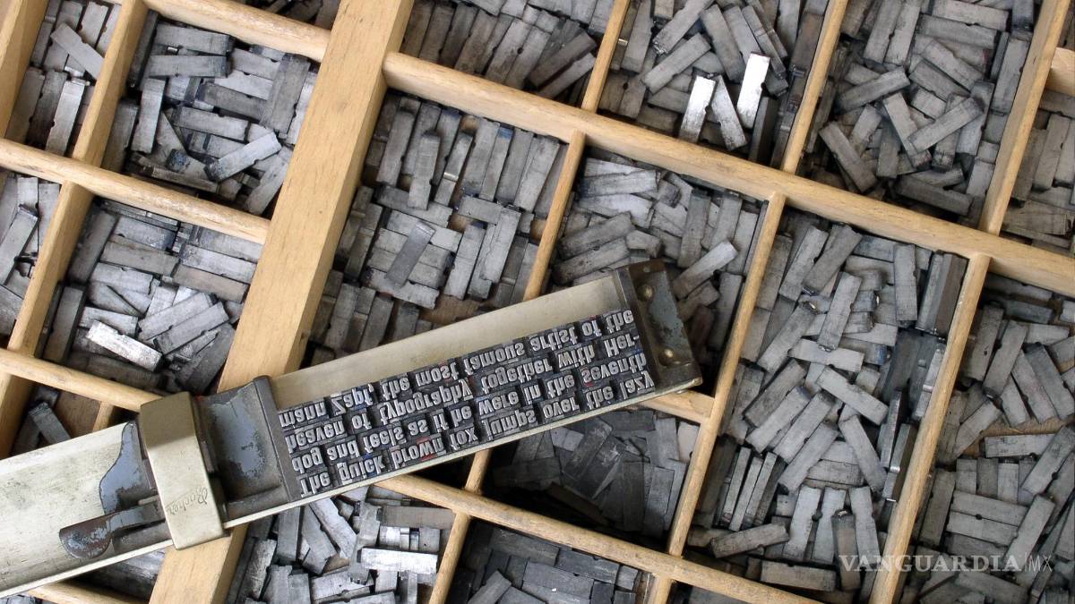 La imprenta: un ejército de 26 soldados de plomo