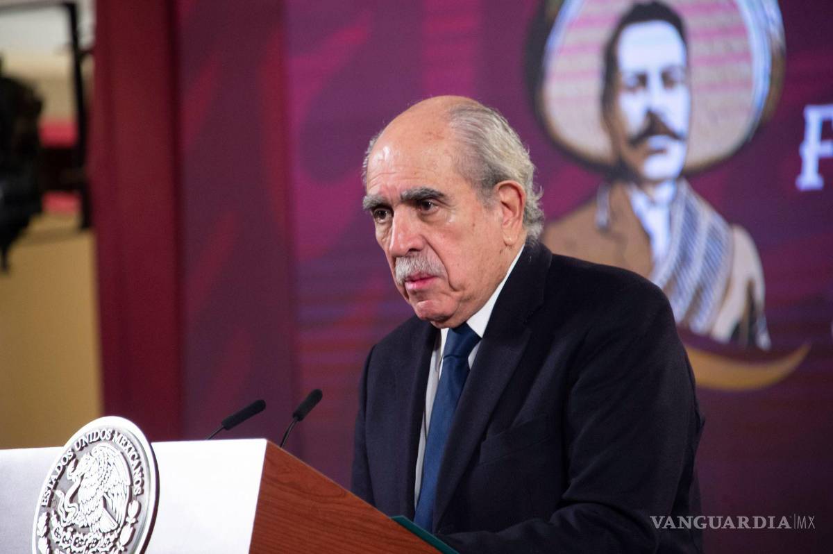 $!Pablo Gómez, titular de la Unidad de Inteligencia Financiera, durante “La Mañanera” | Foto: Cuartoscuro