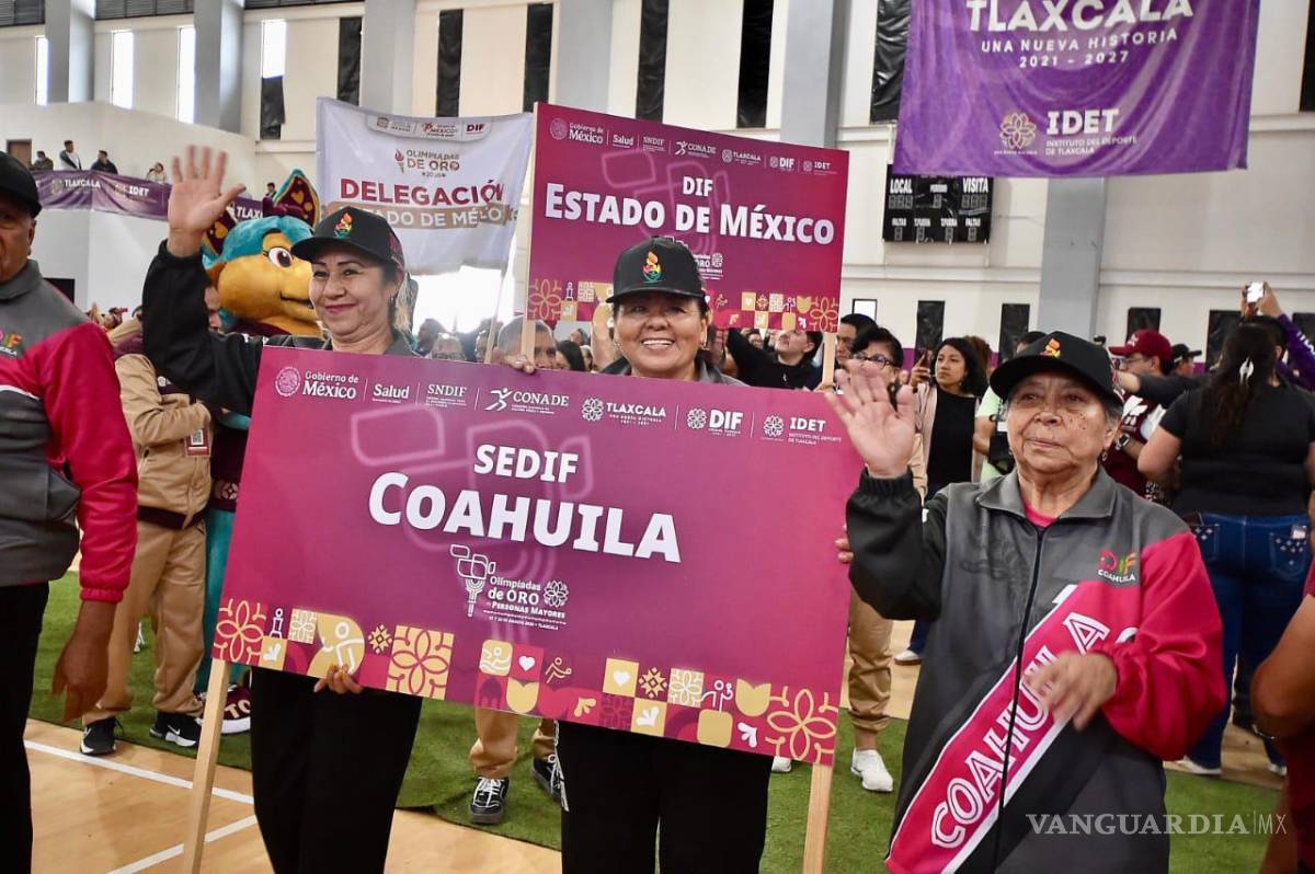 $!La delegación de Coahuila conquistó el medallero en las Olimpiadas de Oro de los adultos mayores.