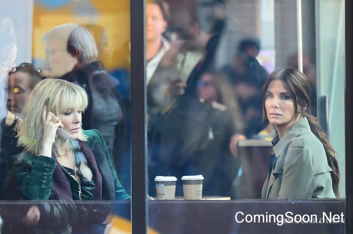 $!Rihanna, Cate Blanchett y Helena Bonham Carter en el set de ‘Ocean’s 8’