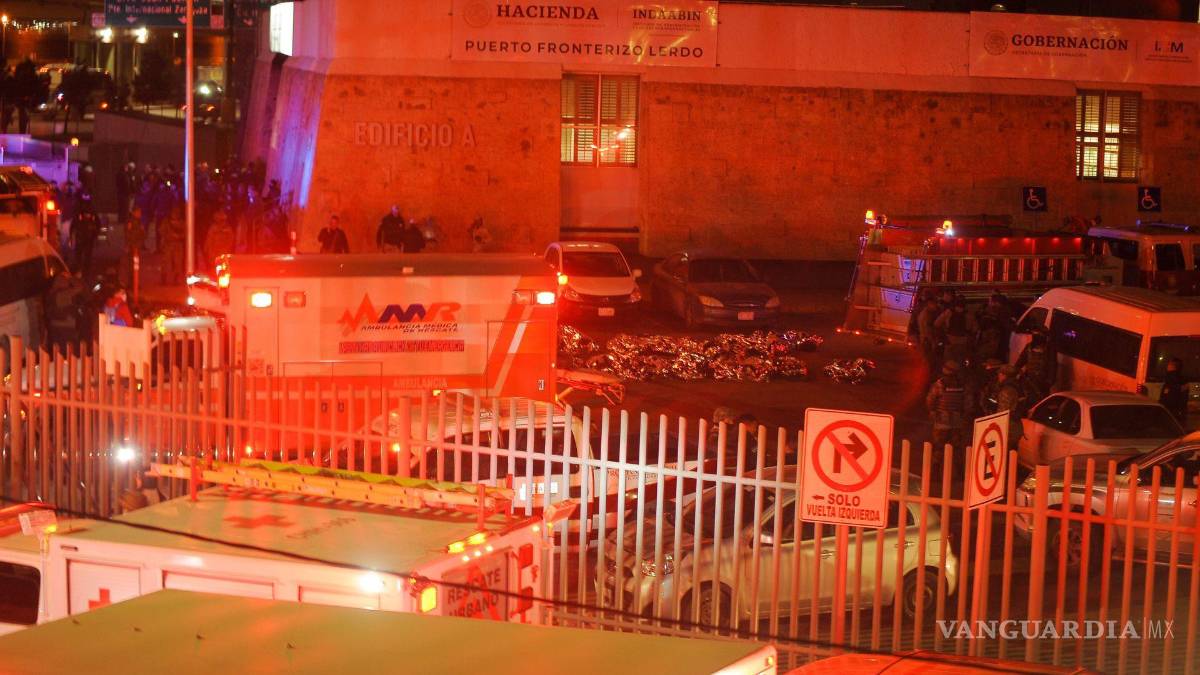 Así fue el incendio en Instituto Nacional de Migración en Ciudad Juárez en el que fallecieron 40 migrantes (fotos)