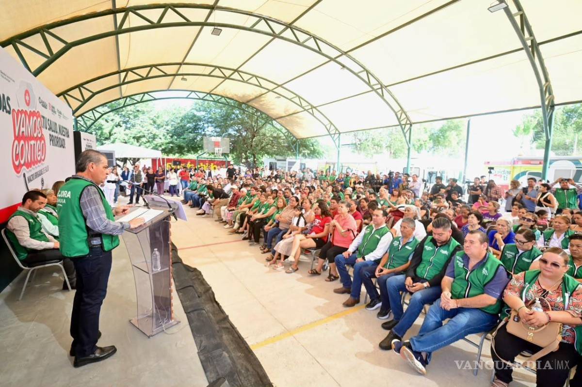 $!El alcalde Miguel Ángel Riquelme Solís encabezó el arranque de la Macro Brigada de Salud en la colonia Abastos.