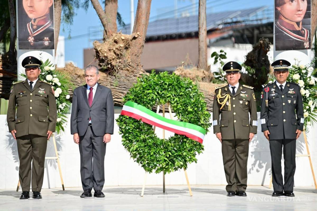 $!Durante la ceremonia, se recordó la defensa del Castillo de Chapultepec ocurrida el 13 de septiembre de 1847.