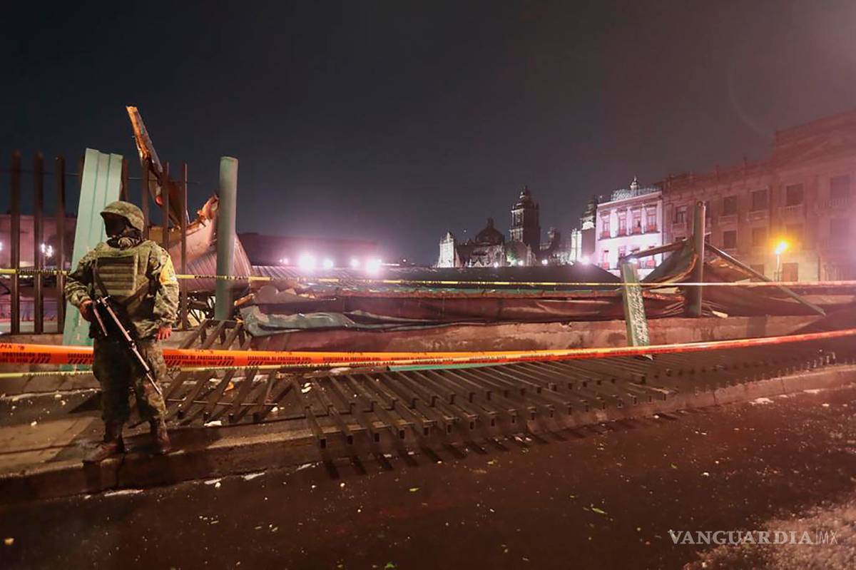 $!Tlaloc deja caer toda su furia contra el Templo Mayor con fuerte aguacero y granizada (fotos)