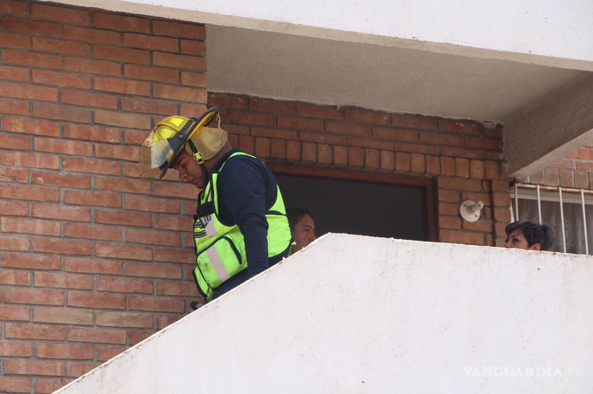 $!Reportan un plagio en Saltillo, sólo estaba atrapada en el patio