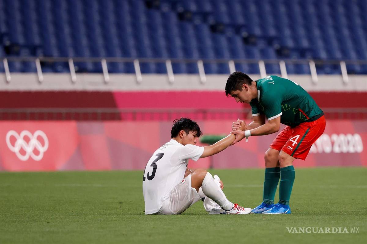 $!Tokio 2020: Mejores momentos en fotografías del partido entre México y Japón