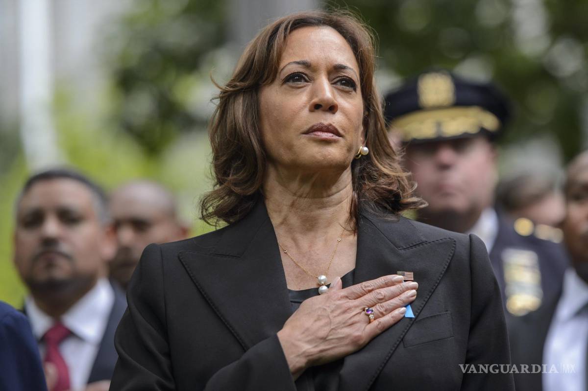 $!La vicepresidenta Kamala Harris asistió a una ceremonia de conmemoración en el National September 11th Memorial en Nueva York.