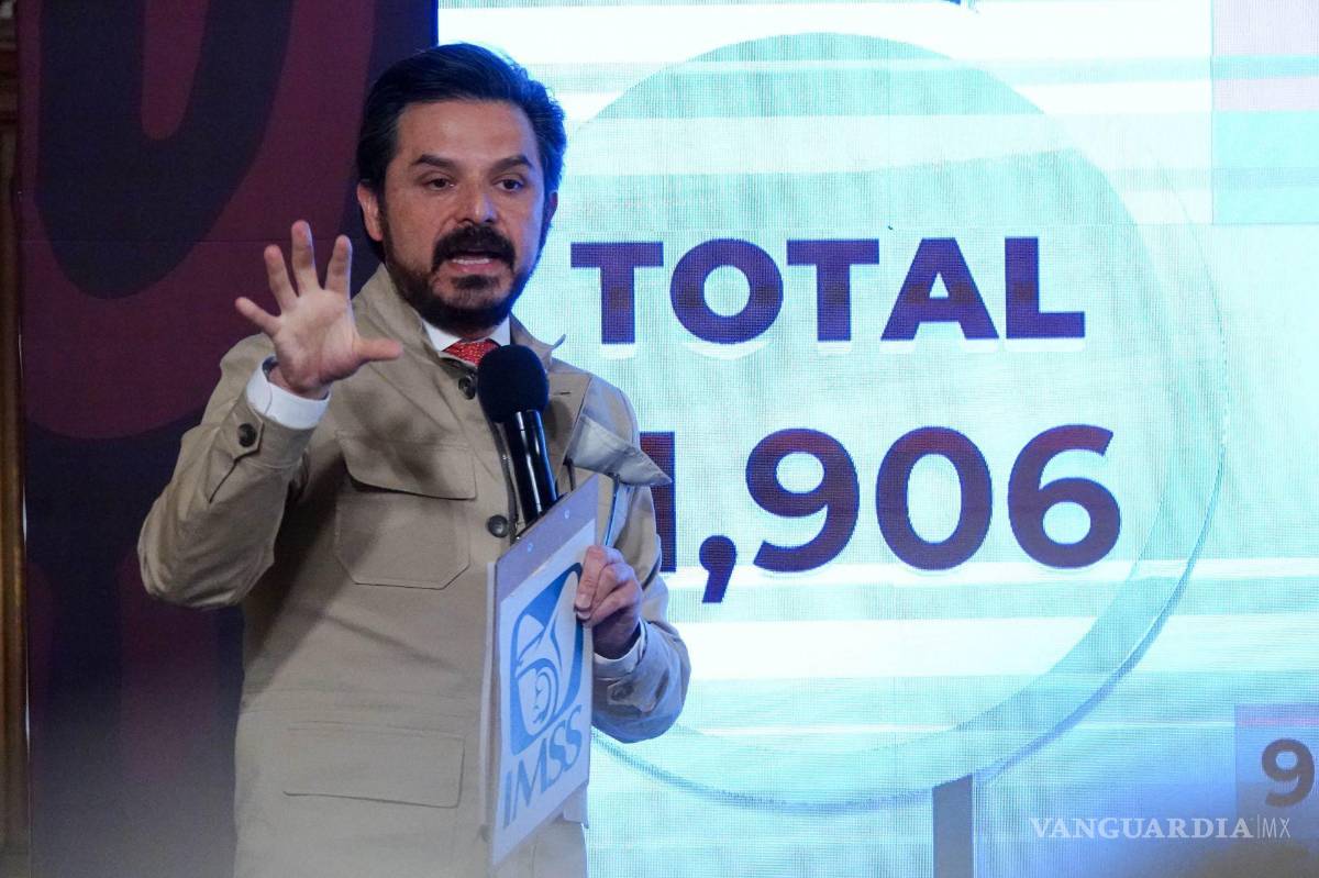 $!Zoé Robledo, director general del Instituto Mexicano del Seguro Social (IMSS), informó que son 8 entidades las que no se han adscrito al sistema | Foto: Cuartoscuro