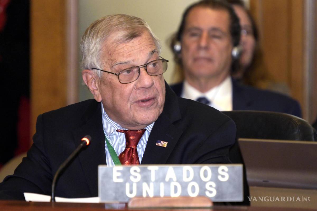 $!El alto funcionario de la Oficina de Asuntos del Hemisferio Occidental de EU Michael Kozak, EU negó ante la OEA haber interferido en las elecciones de Honduras.