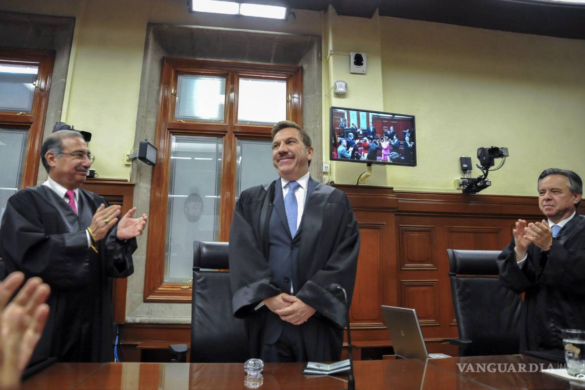 $!Ministro Javier Laynez Potisek (centro).