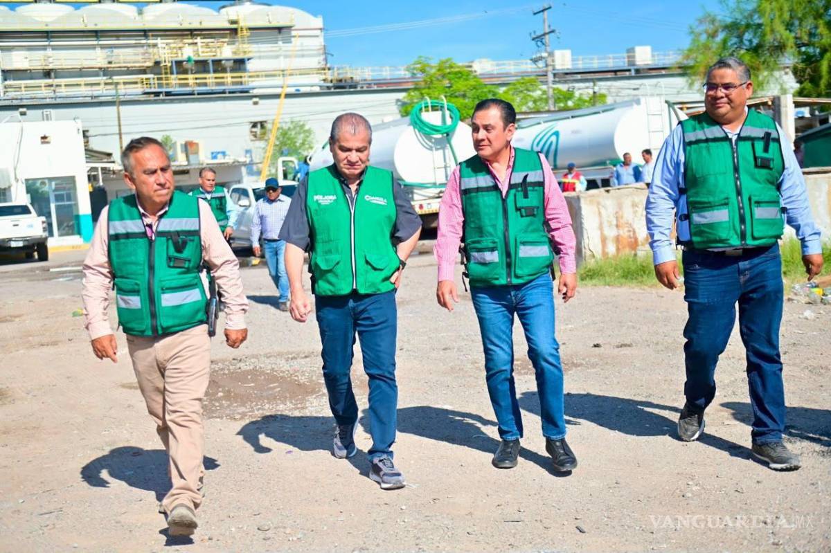 $!Autoridades municipales evaluaron el funcionamiento de cárcamos y de la planta de tratamiento de aguas residuales.