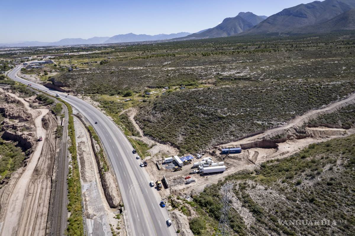 $!En el predio se observan cortes en el terreno y caminos abiertos sobre las laderas, además de la zona utilizada para las operaciones de la pedrera.