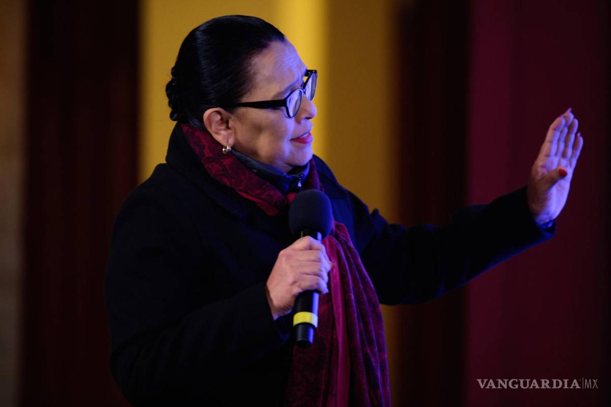 $!La titular de la SSPC presentó el informe sobre seguridad respecto al mes de enero | Foto: Cuartoscuro