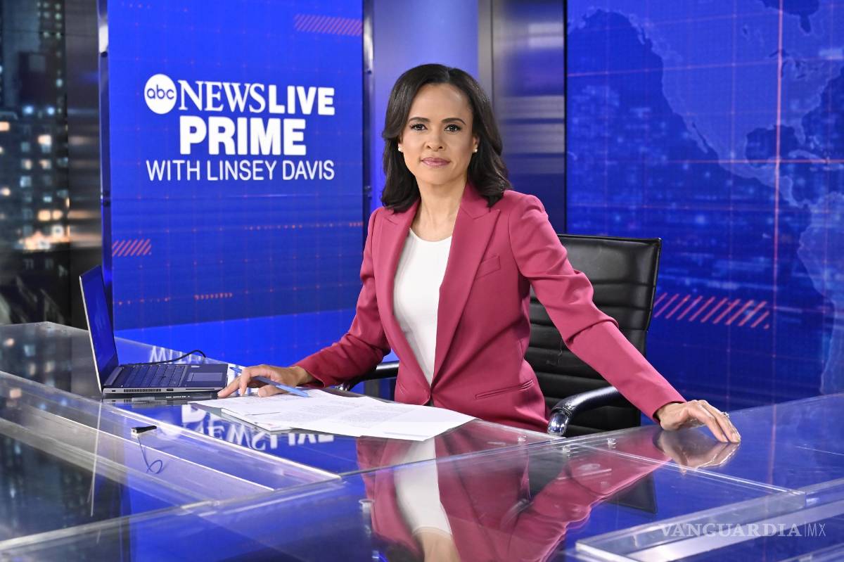 $!En esta imagen proporcionada por ABC, Linsey Davis en el set de ABC News Live Prime with Linsey Davis.
