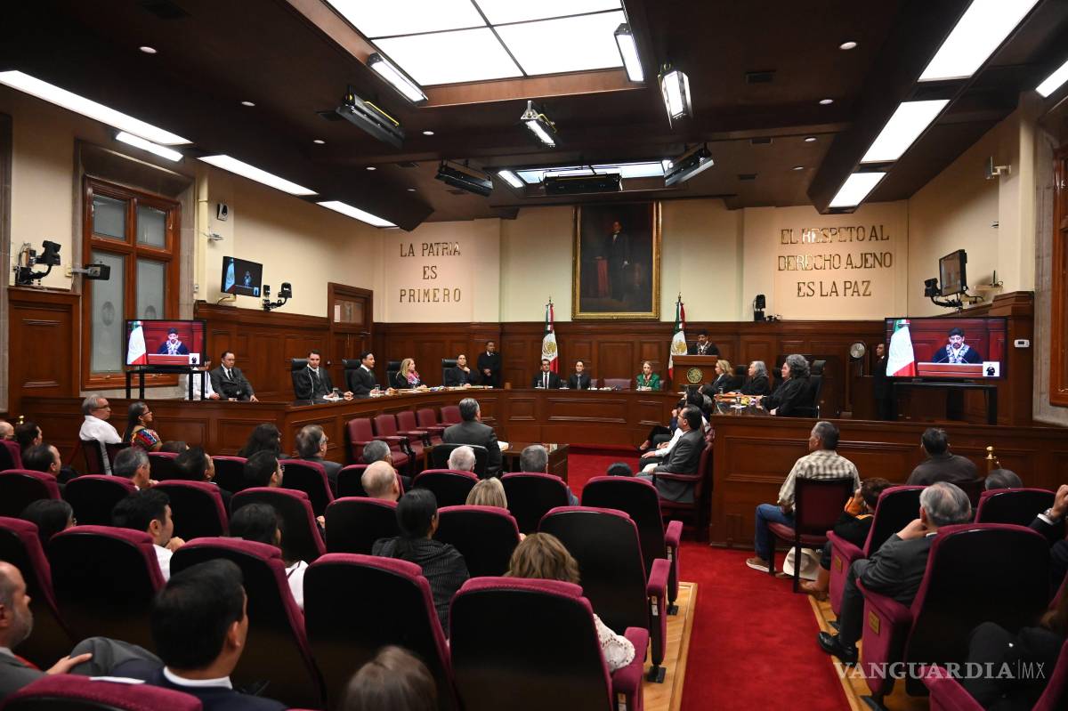 $!Ronald Johnson, embajador de EU en México, acudió a la primera sesión de la nueva SCJN