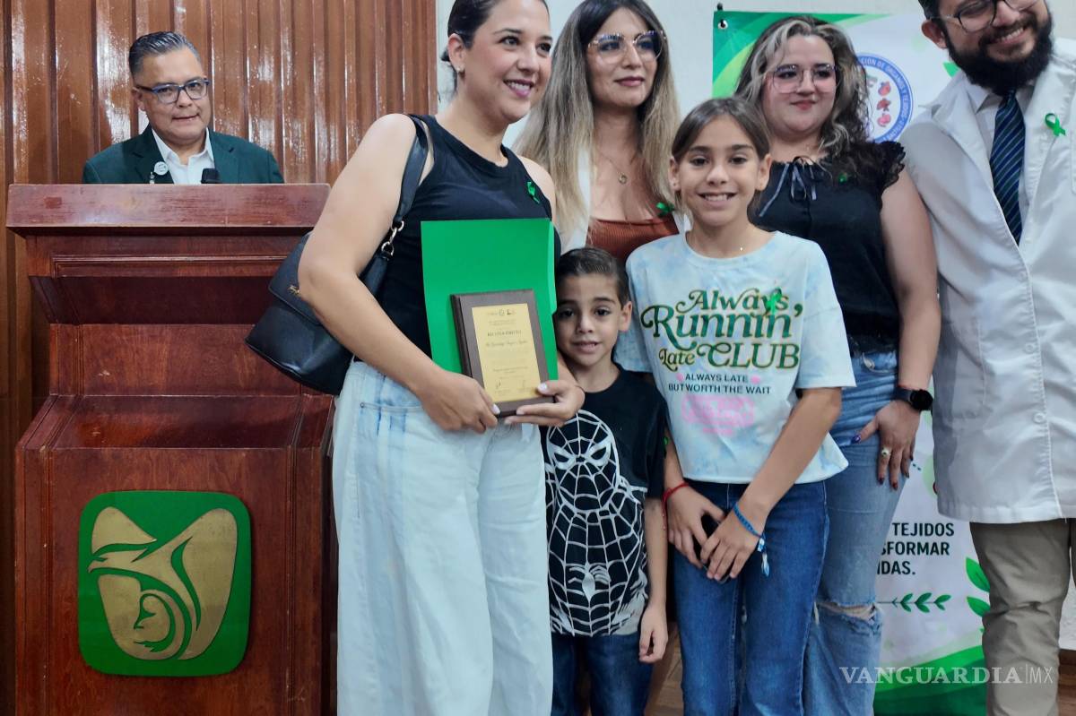 $!La familia de Guadalupe Tinajero Aguilar sentía emoción, orgullo y felicidad de saber que su madre pudo dar vida a más personas a través de la donación.
