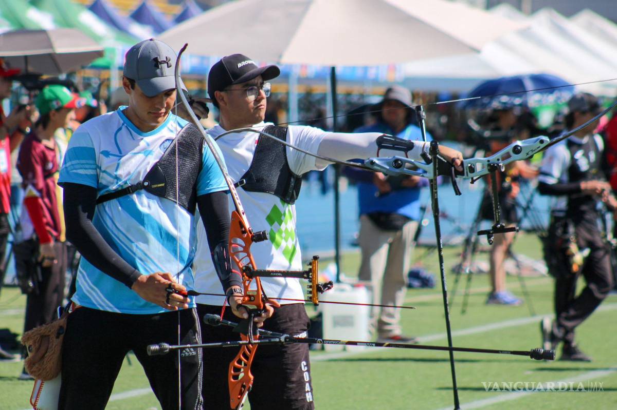 $!Matías Grande tuvo una actuación destacada en la segunda jornada del World Archery México Championship 2025, consolidándose como una de las promesas del arco coahuilense.