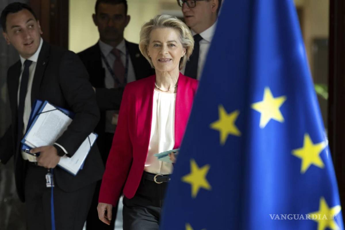 $!La presidenta de la Comisión Europea, Ursula von der Leyen. La UE toma medidas comerciales de represalia, prometiendo nuevos aranceles a productos industriales y agrícolas de Estados Unidos.