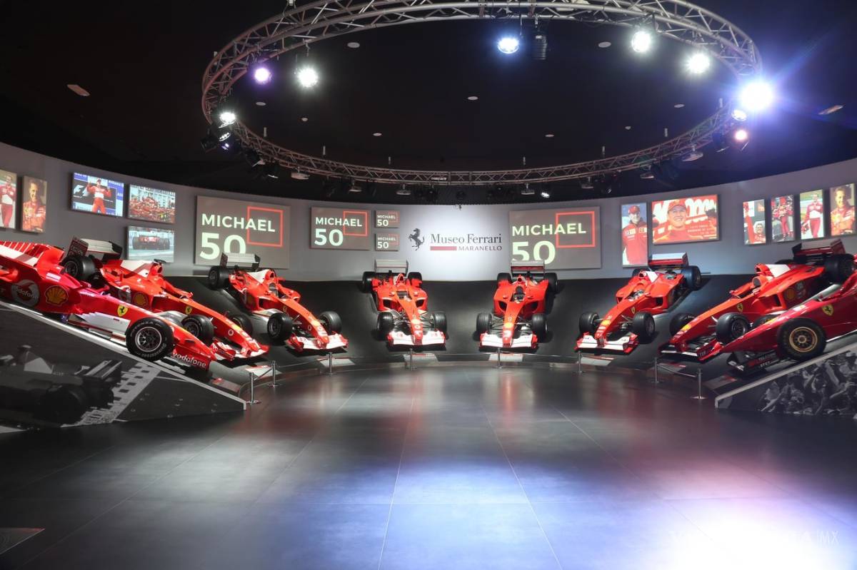 $!A cinco años del accidente, el Museo Ferrari abre la exhibición "Michael 50"