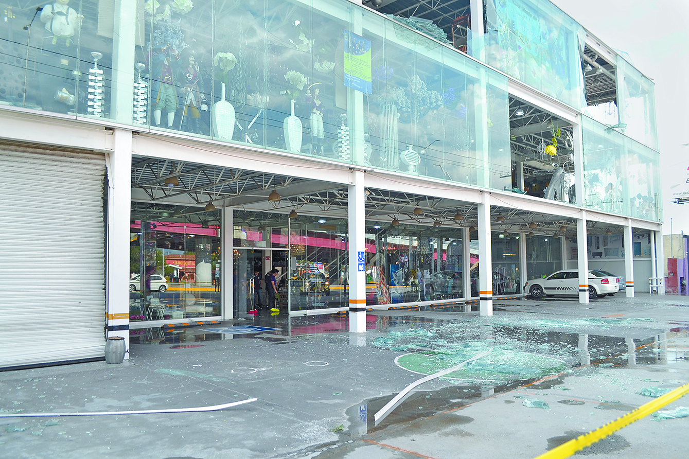 $!Tromba causa caos en norte de Saltillo; caen árboles y panorámicos