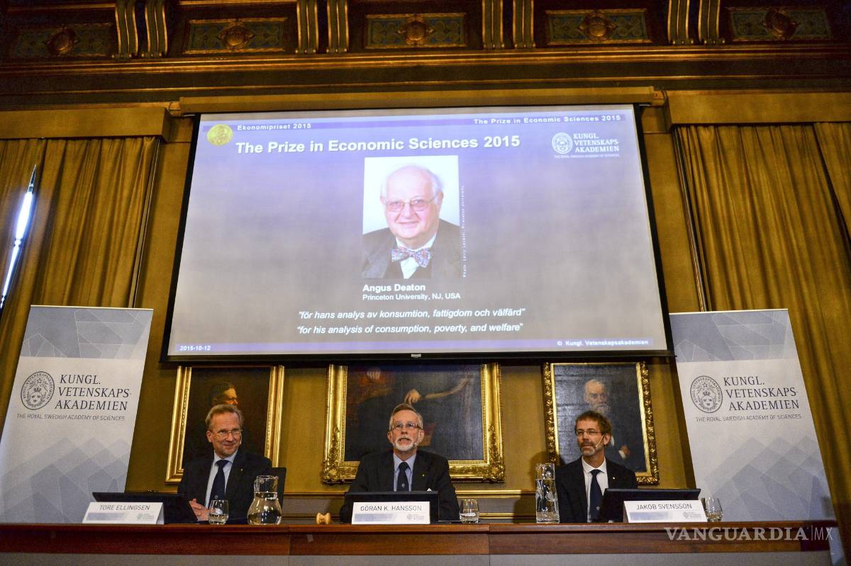 $!Nobel de Economía premia los estudios sobre consumo y bienestar de Deaton