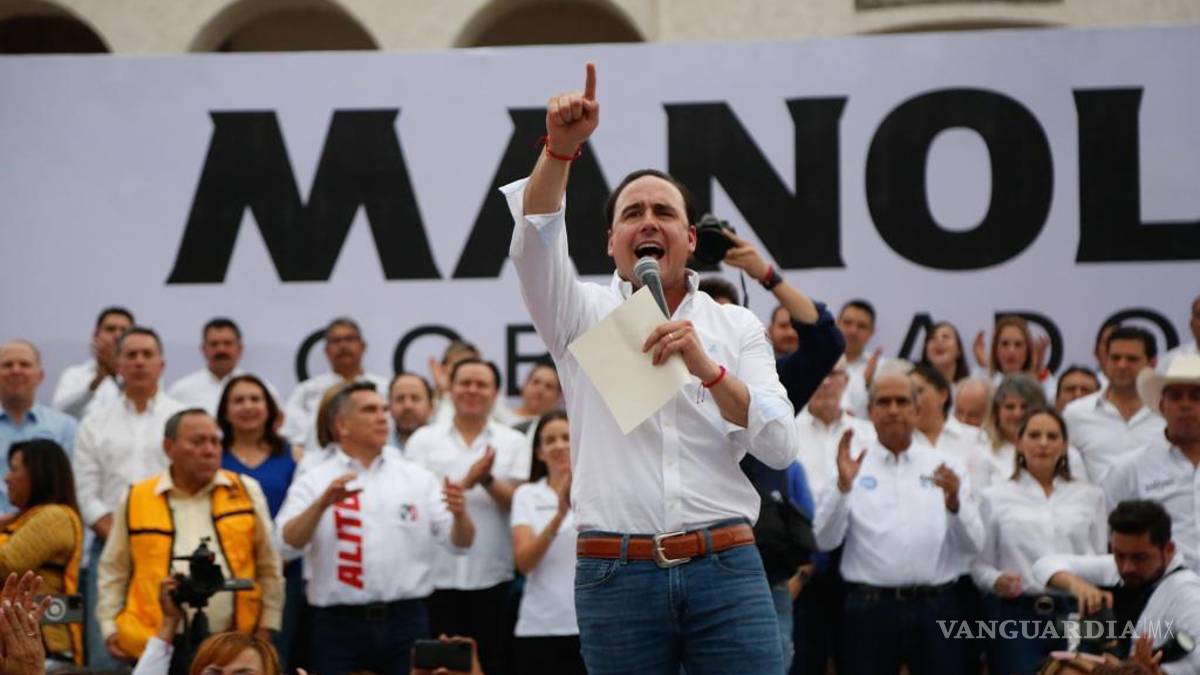 Manolo Jiménez arranca campaña en Monclova