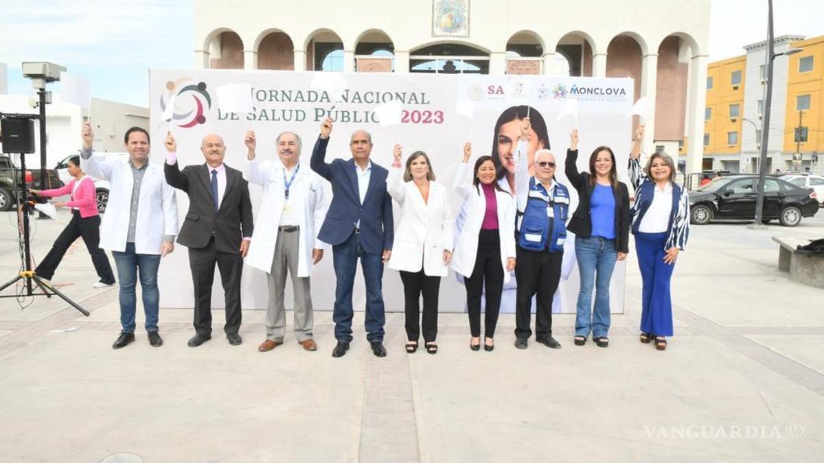 Arrancan Segunda Semana Nacional de Salud 2023 en Monclova