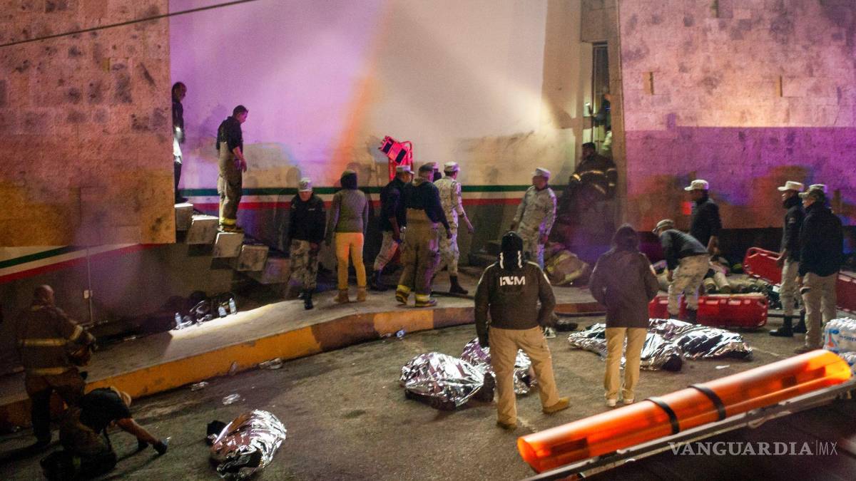 Así fue el incendio en Instituto Nacional de Migración en Ciudad Juárez en el que fallecieron 40 migrantes (fotos)