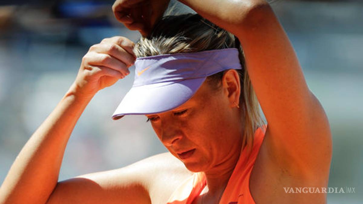 Sharapova no estará en Roland Garros