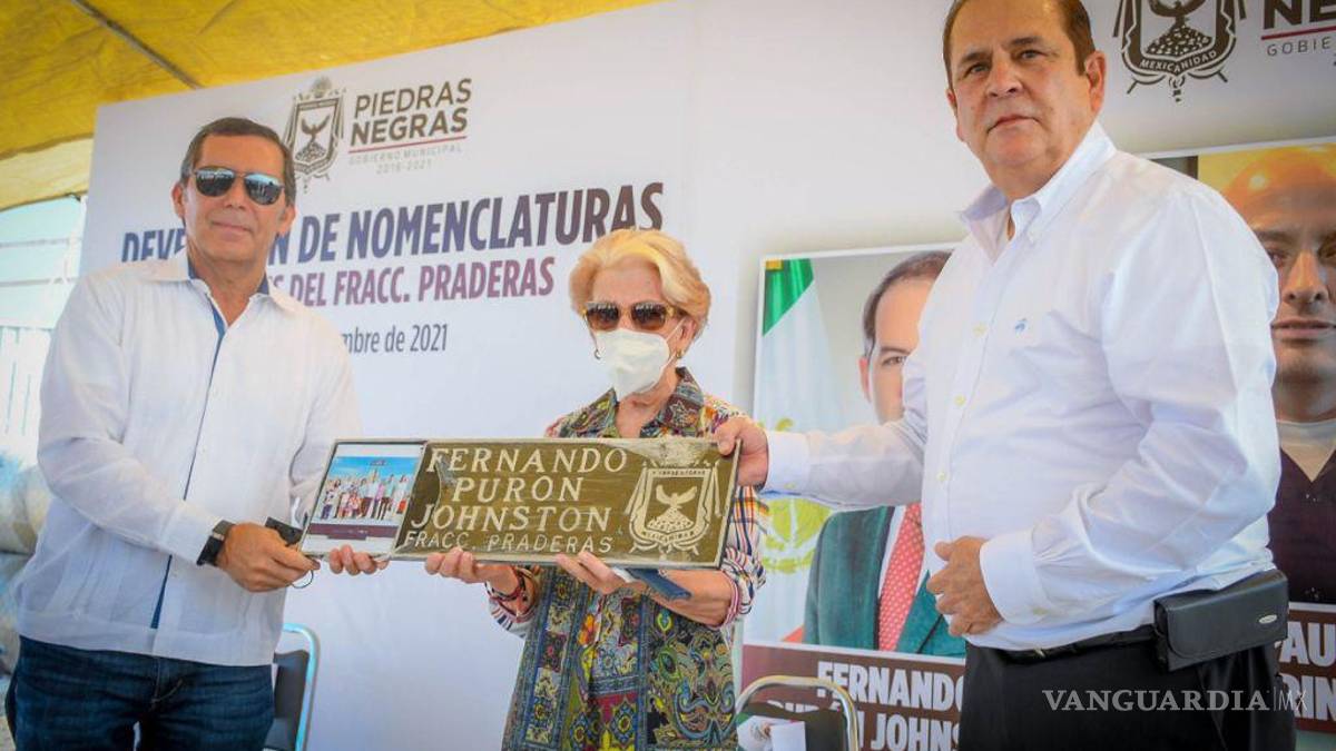 Reconocen su amor por Piedras Negras con nombre de calle