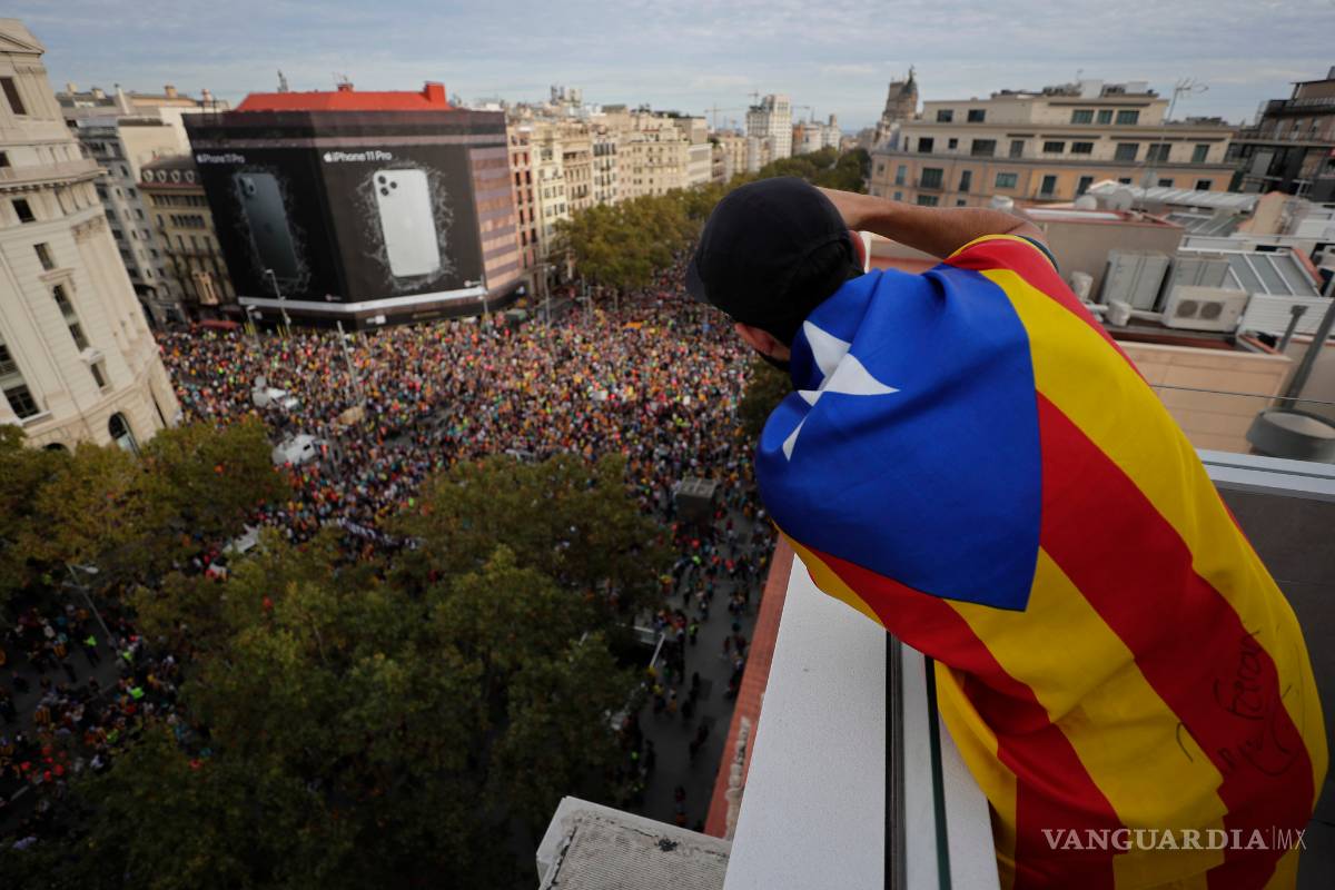 $!Miles de independentistas colapsan Cataluña con huelga general y manifestaciones