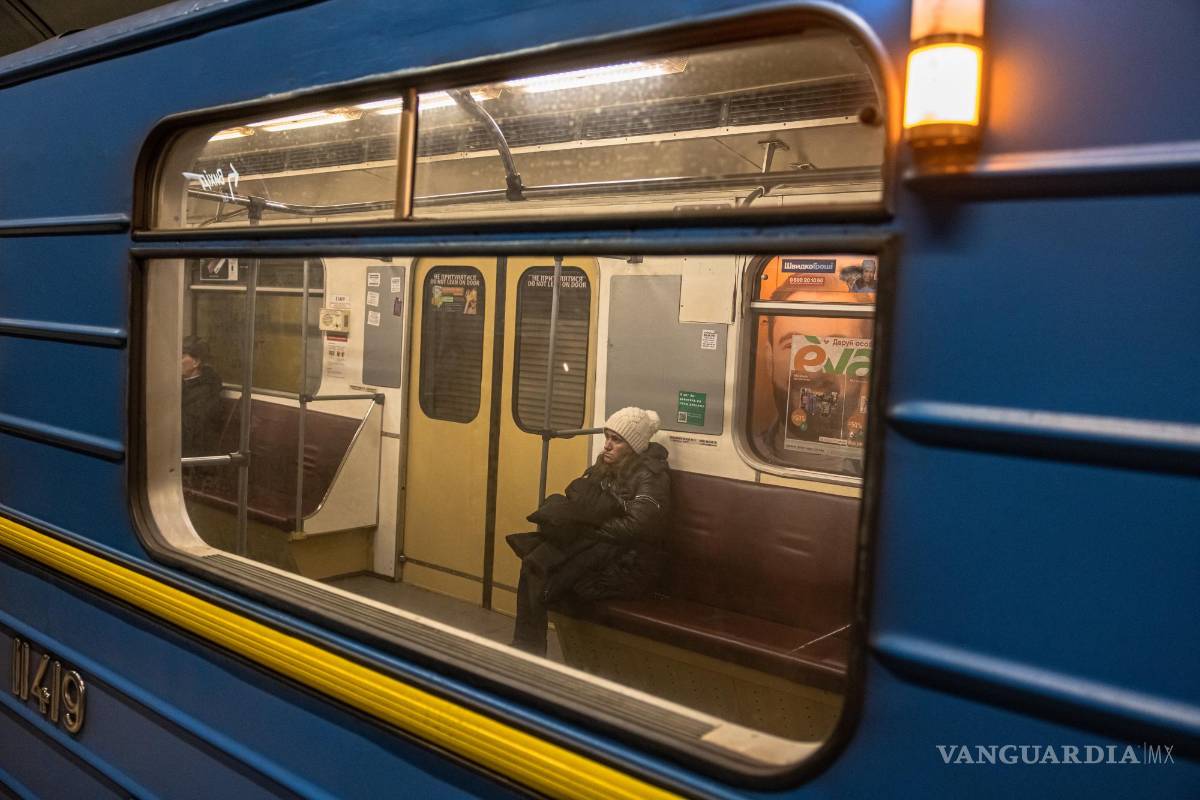 Vagones del metro se convierten en el hogar de ucranianos