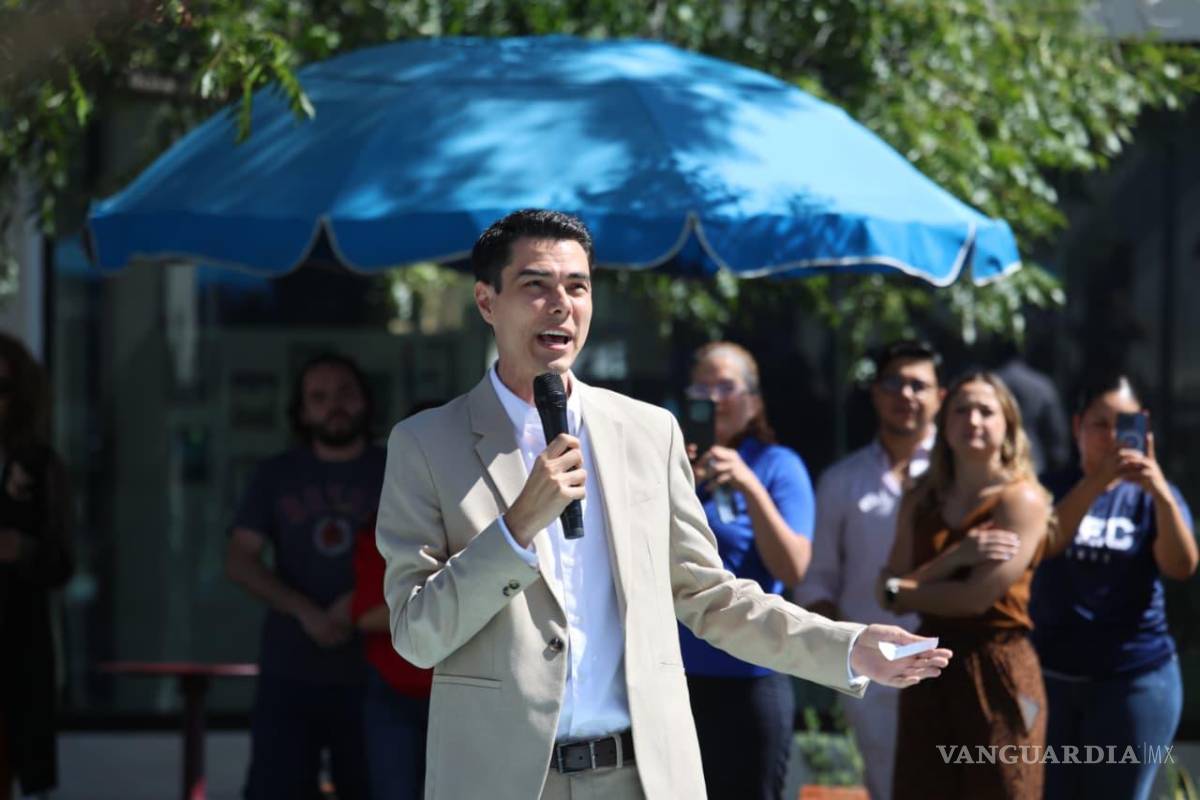 $!Adrián González, director general del Campus Saltillo, destacó el esfuerzo y dedicación detrás de la remodelación.