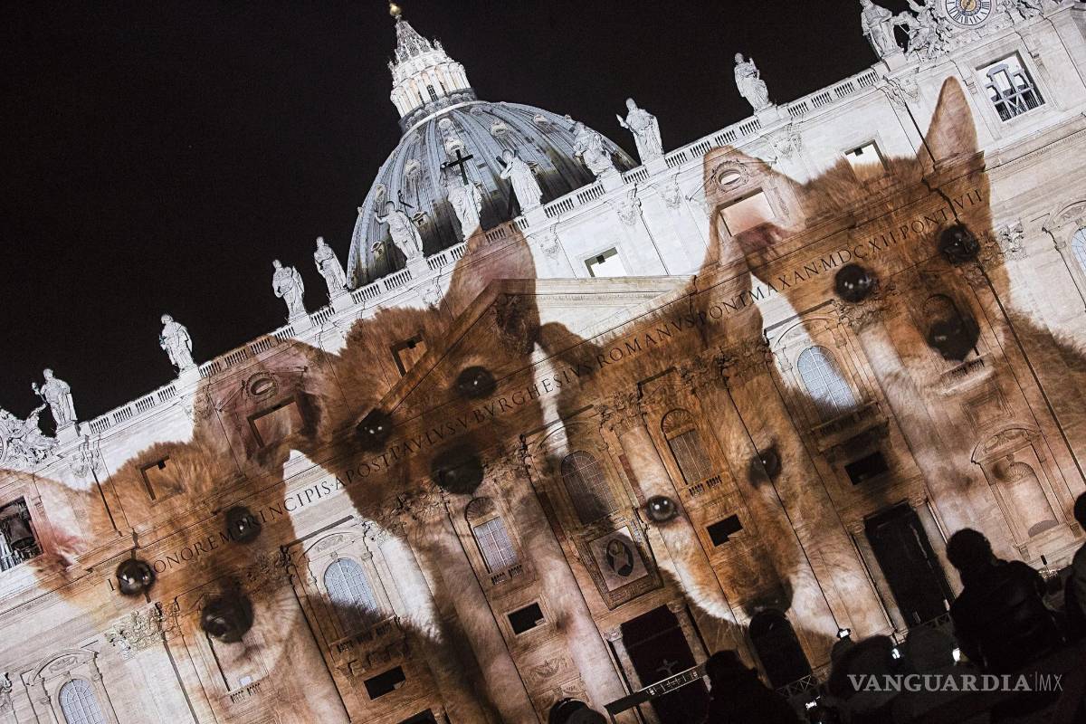 $!El Vaticano se tiñe de luz y color por el medio ambiente