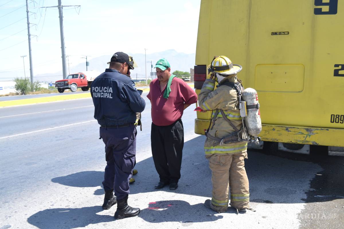 Conato de incendio en camión de Ruta 9