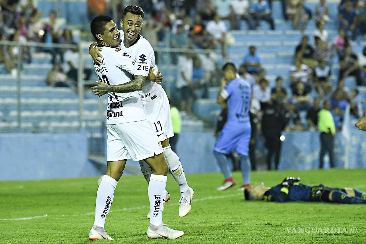 En juego de golazos, Pumas 'ilumina' apagones en el Estadio Tamaulipas