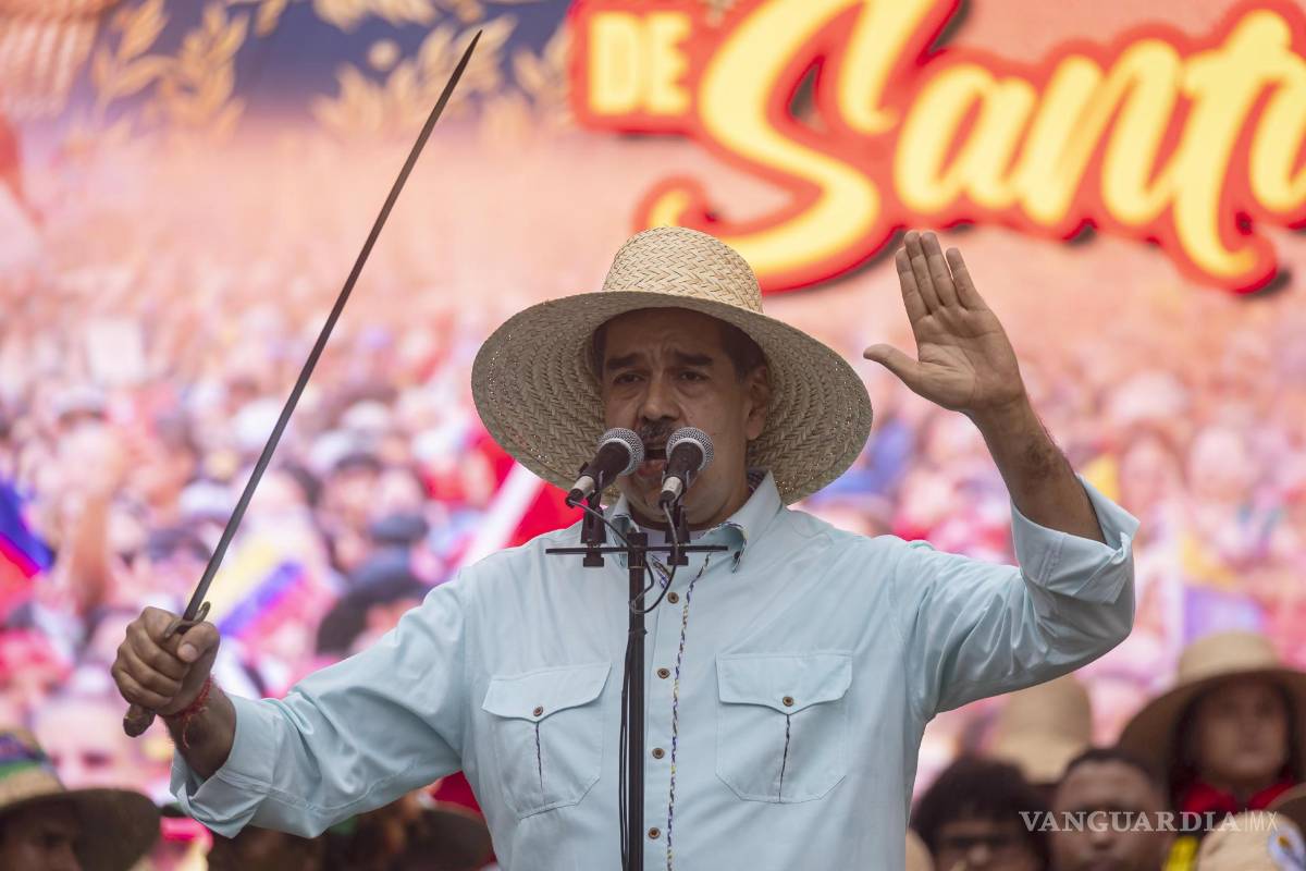 $!El presidente de Venezuela, Nicolás Maduro, da un discurso en un evento, en Caracas, Venezuela.