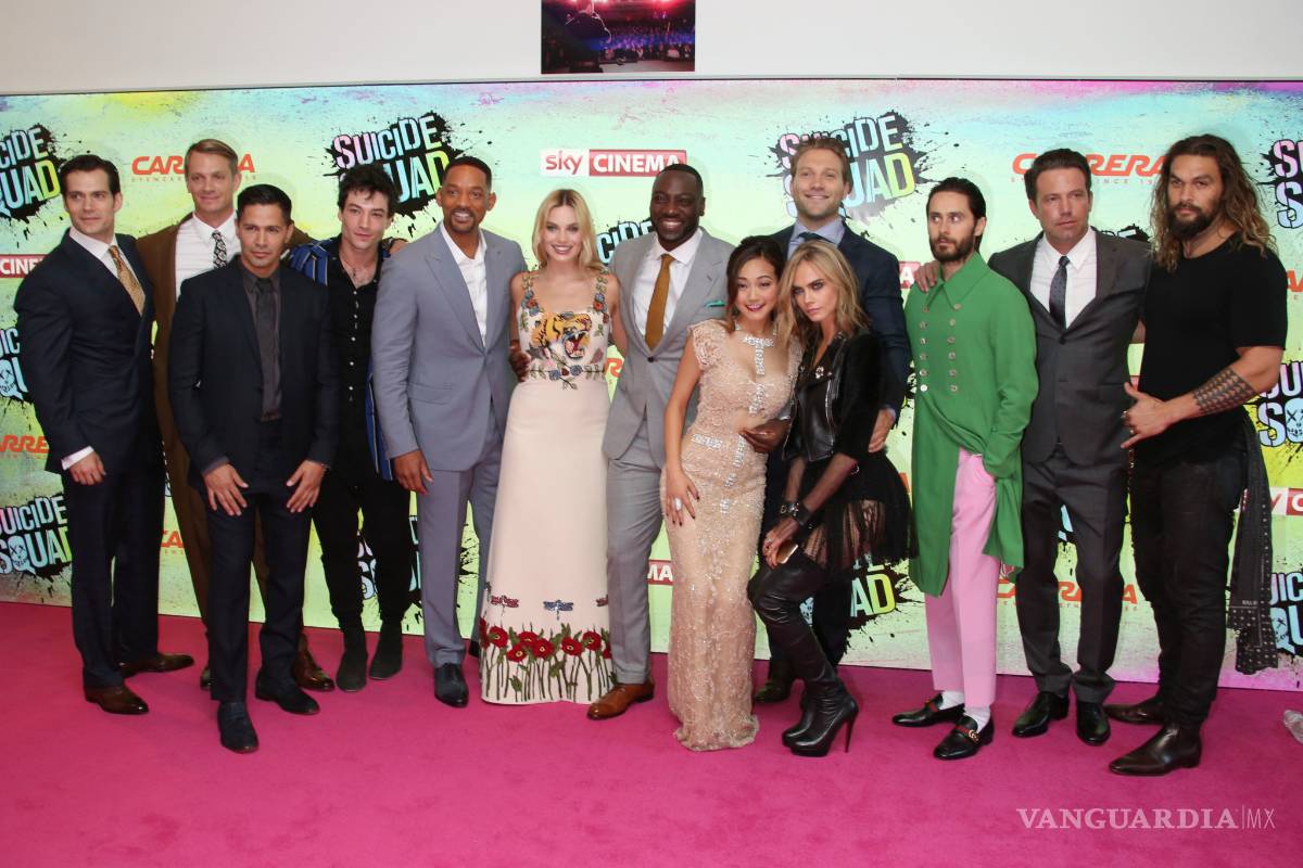 Elenco de 'Suicide Squad' invade Londres