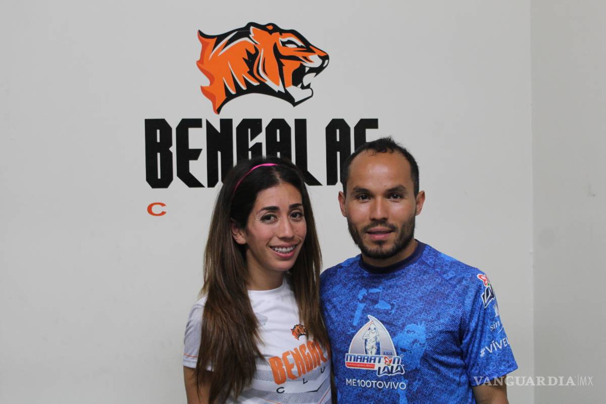 $!Los novios que no paran de correr y que ganaron un maratón