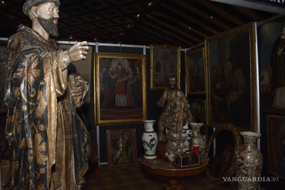 $!Las galerías y anticuarios también ofrecen gran variedad de piezas de artes virreinales o más recientes.