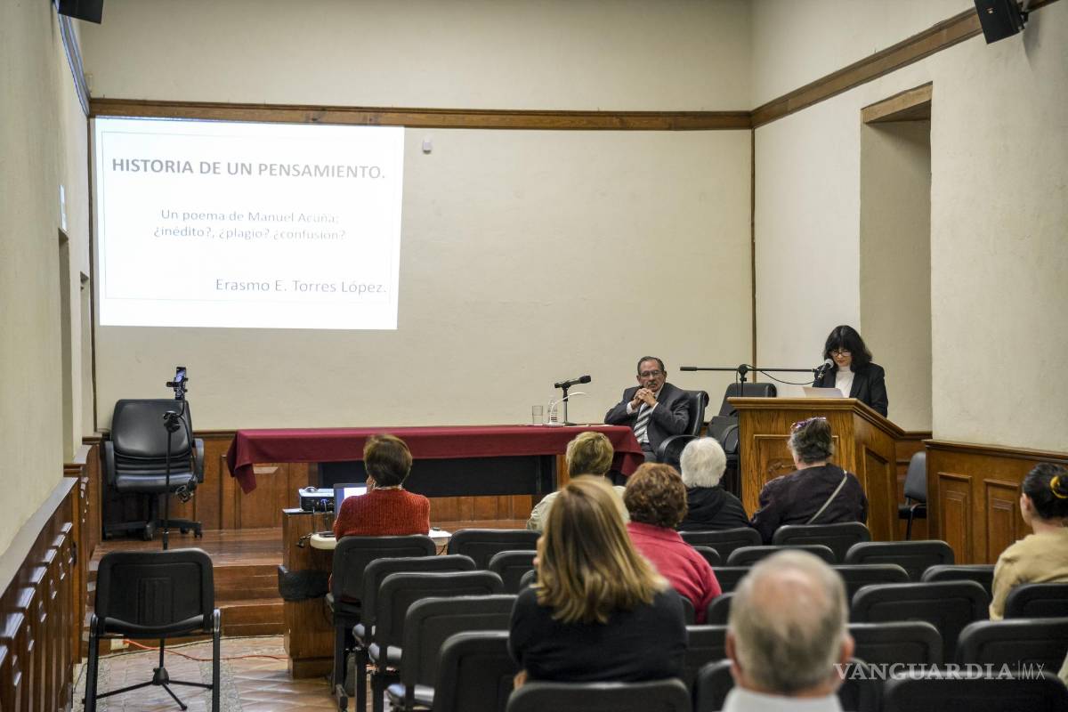 $!El Centro Cultural Vito Alessio Robles resguarda una copia del folleto donde el historiador publicó este texto supuestamente inédito y de Acuña.