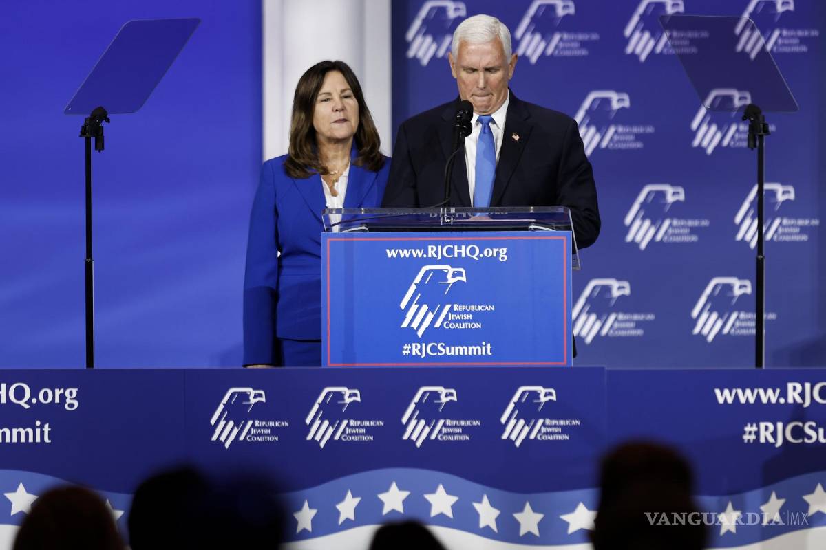 $!El candidato republicano y exvicepresidente, Mike Pence, anuncia el final de su candidatura a la presidencia de Estados Unidos en Las Vegas.