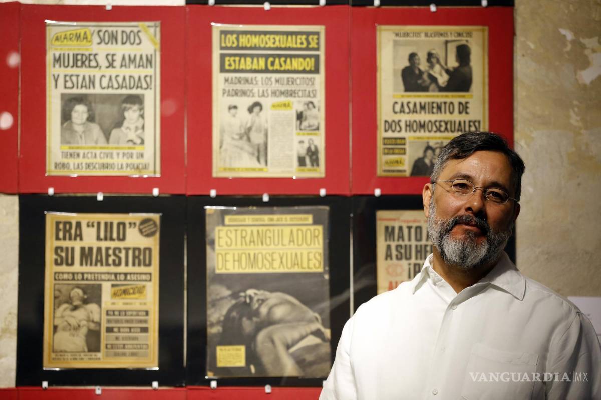 $!El director del Museo de la Memoria LGBTQ+, Jaime Aurelio Casillas en Guadalajara (México).