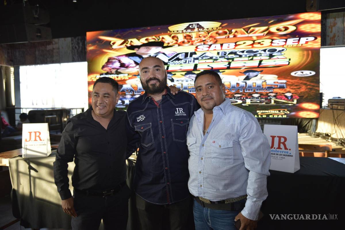 $!Saltillo, Coah. Mex. 18 de septiembre del 2023 Rueda de prensa para anunciar el concierto de Marco Flores el próximo sábado 23 de septiembre